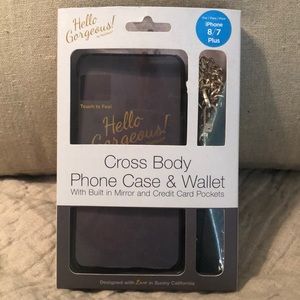 Cross Body phone case and wallet NWT